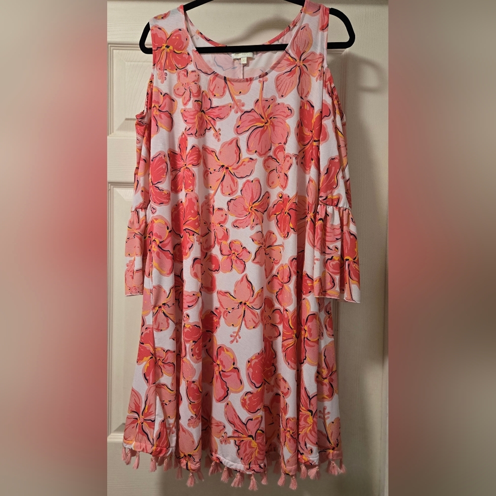Simply Southern Pink and Yellow Floral Top